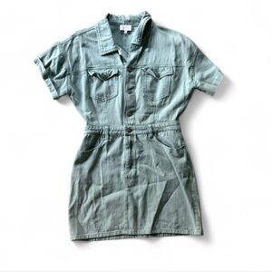 Entro Light Green Denim Shirt